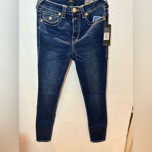 True Religion Dark Indigo Skinny Jeans